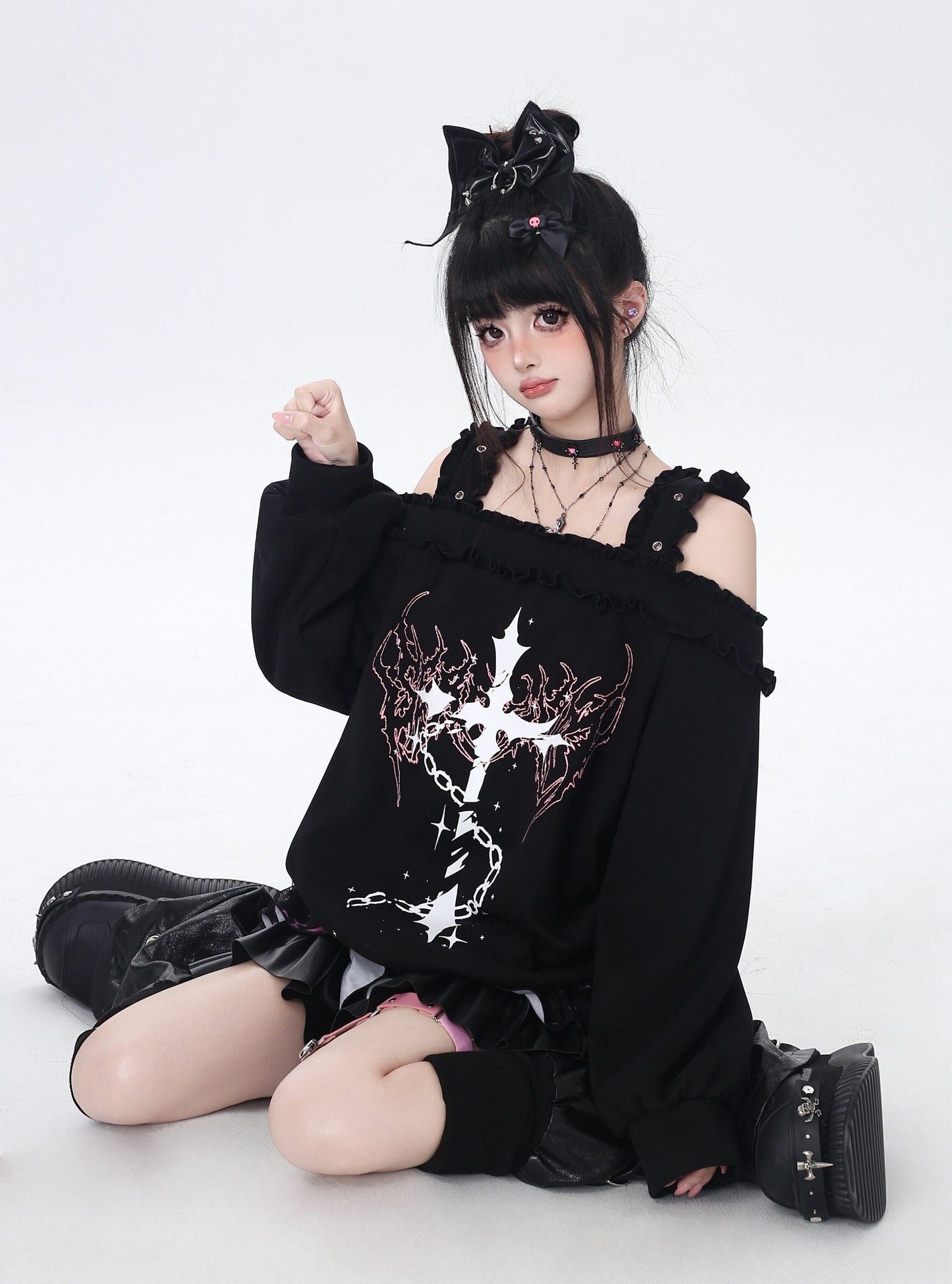 オフショル♡ゆったりスウェット