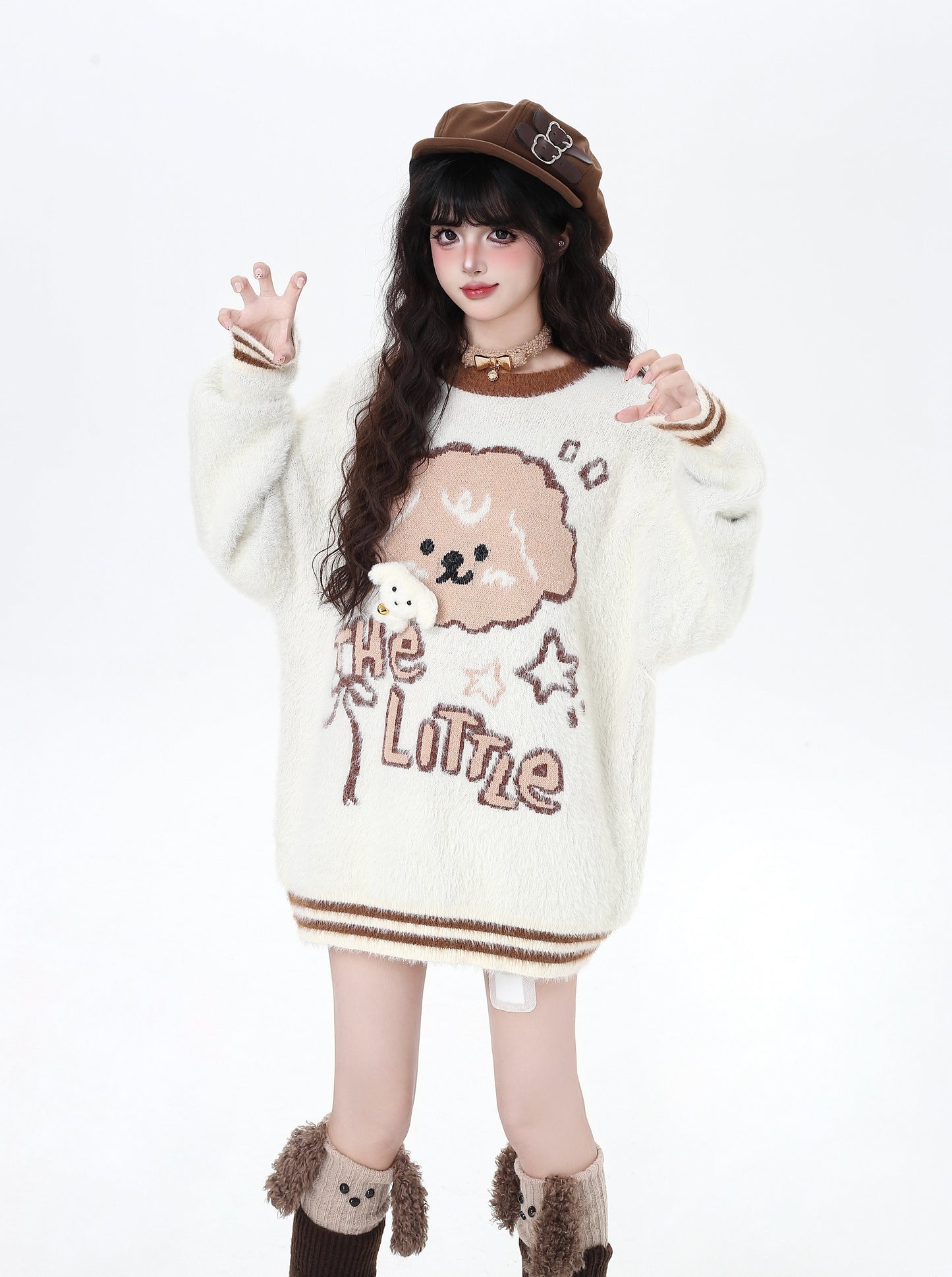 もこもこ×わんこ♡ゆるカワニット秋冬