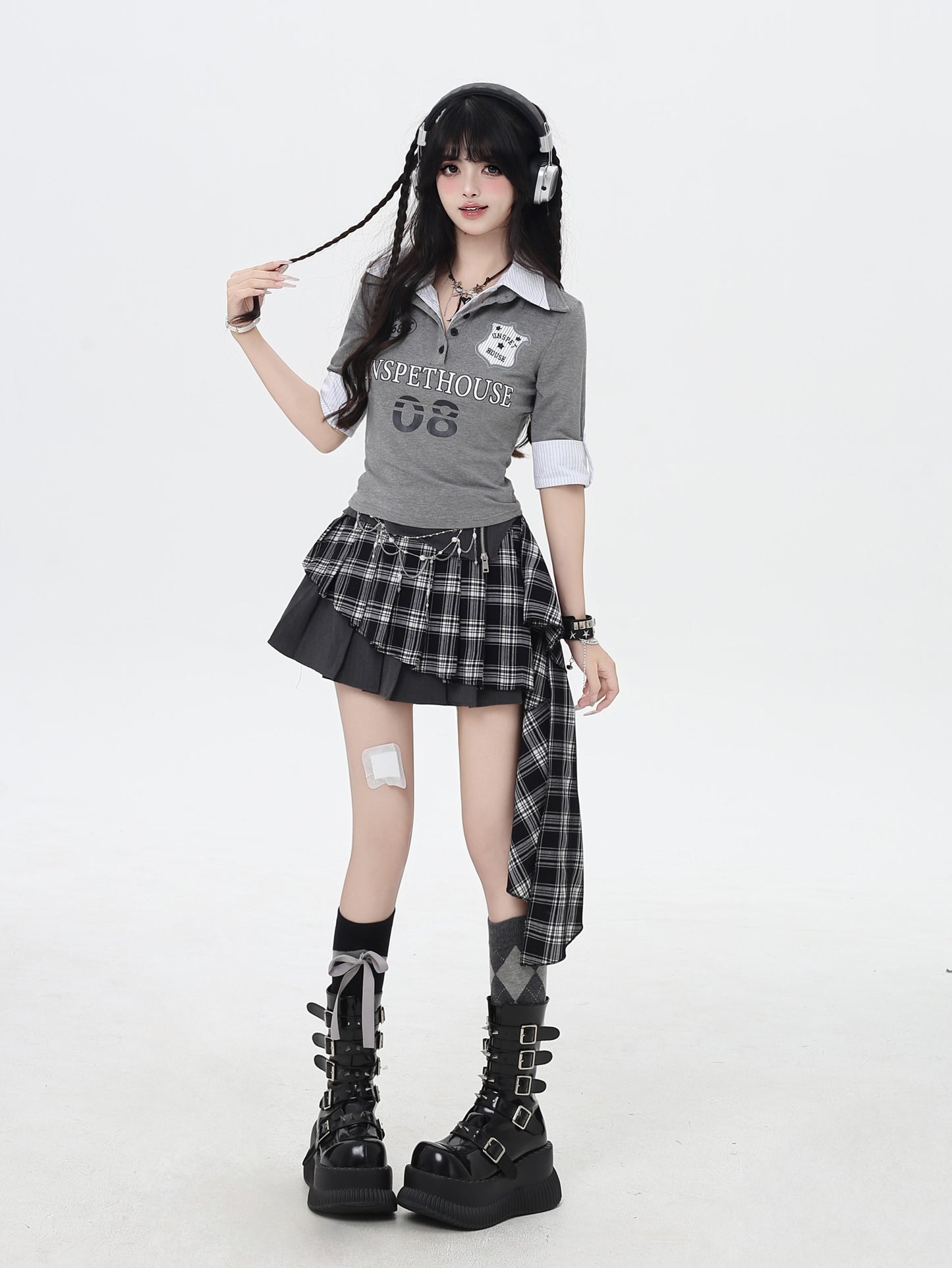 ドッキングポロTシャツ
