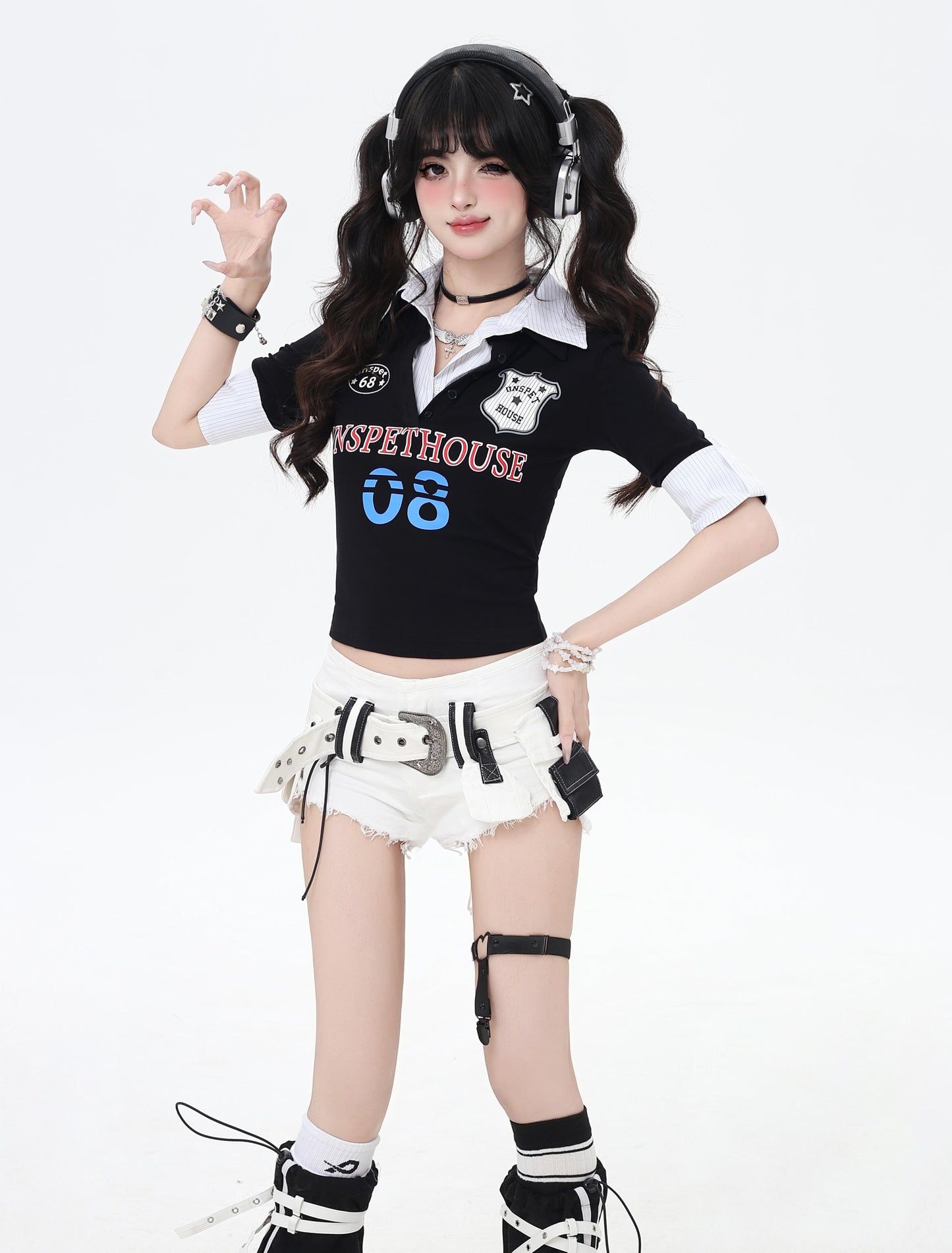 ドッキングポロTシャツ
