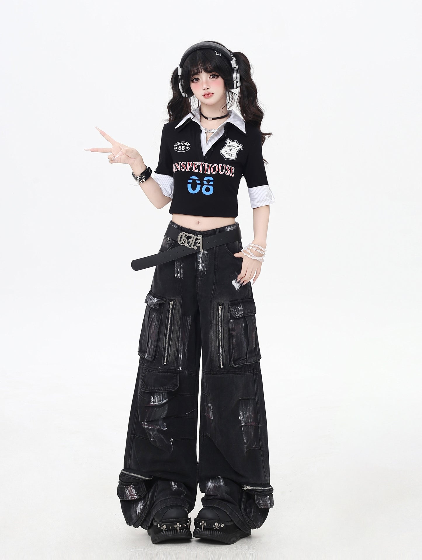 ドッキングポロTシャツ