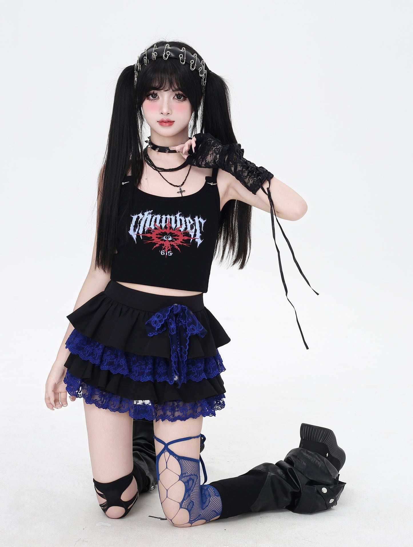 オリジナルリボンレースケーキスカート