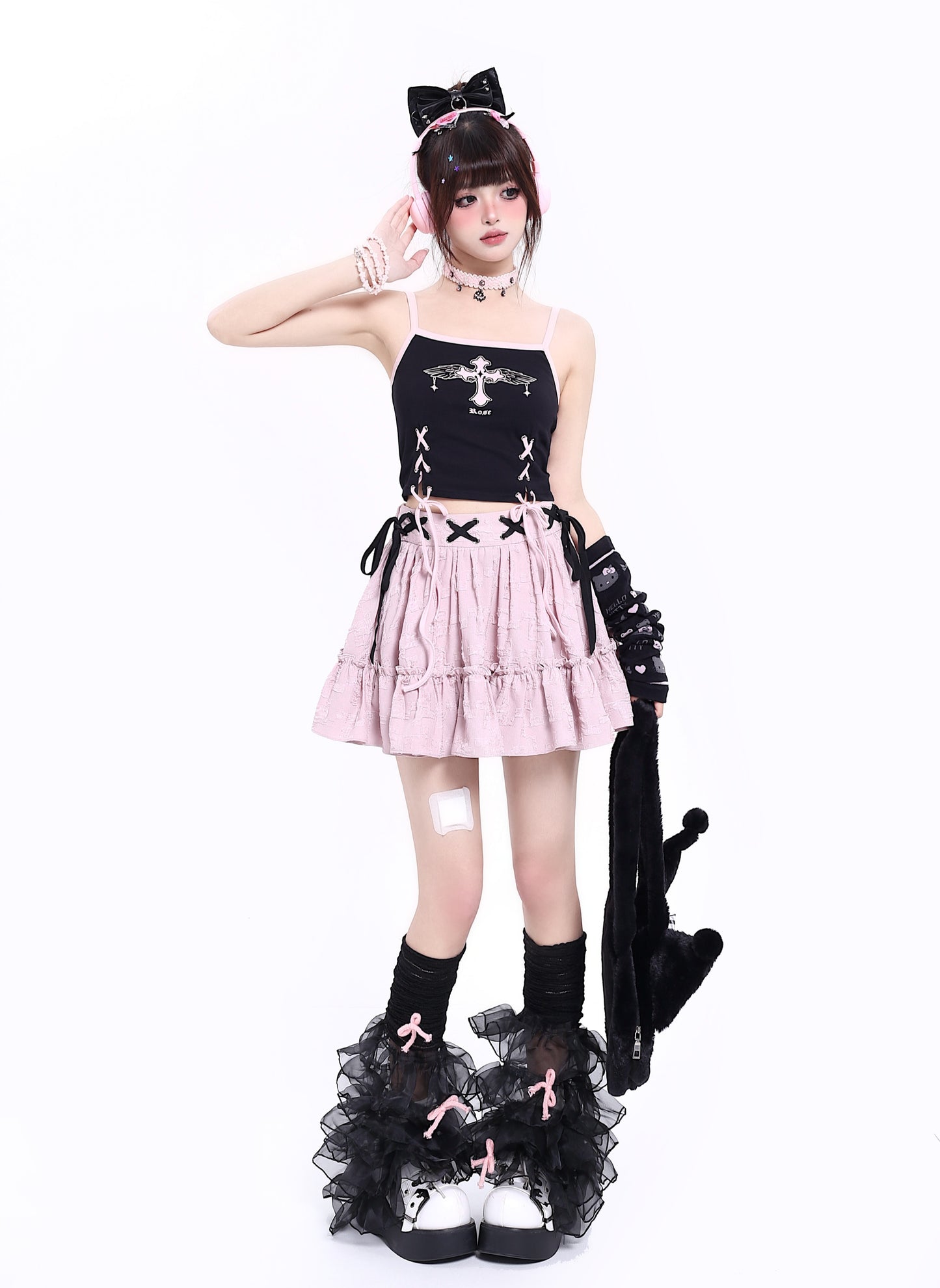 クロスエンジェルウィングストラップキャミソール