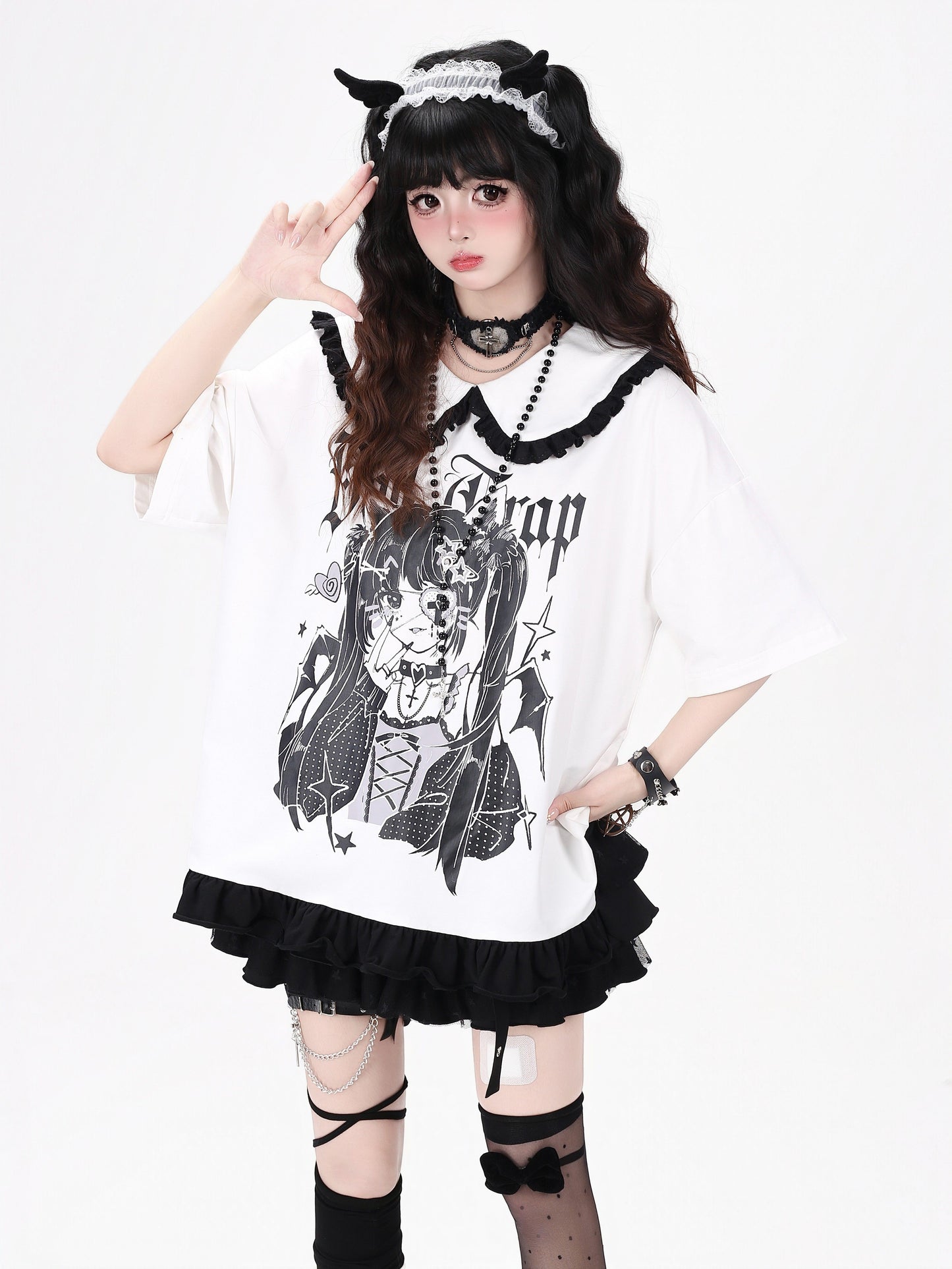 モノトーンビッグTシャツ
