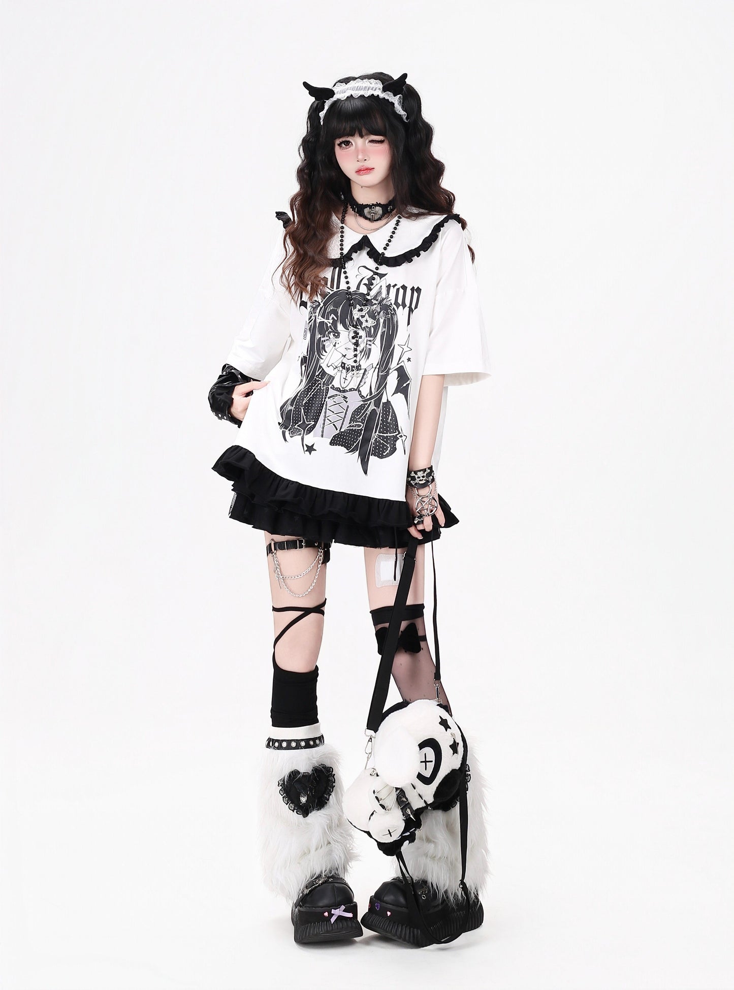 モノトーンビッグTシャツ