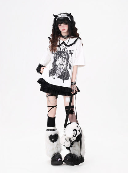 モノトーンビッグTシャツ
