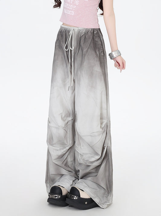 シルバーグラデワイドカーゴパンツ
