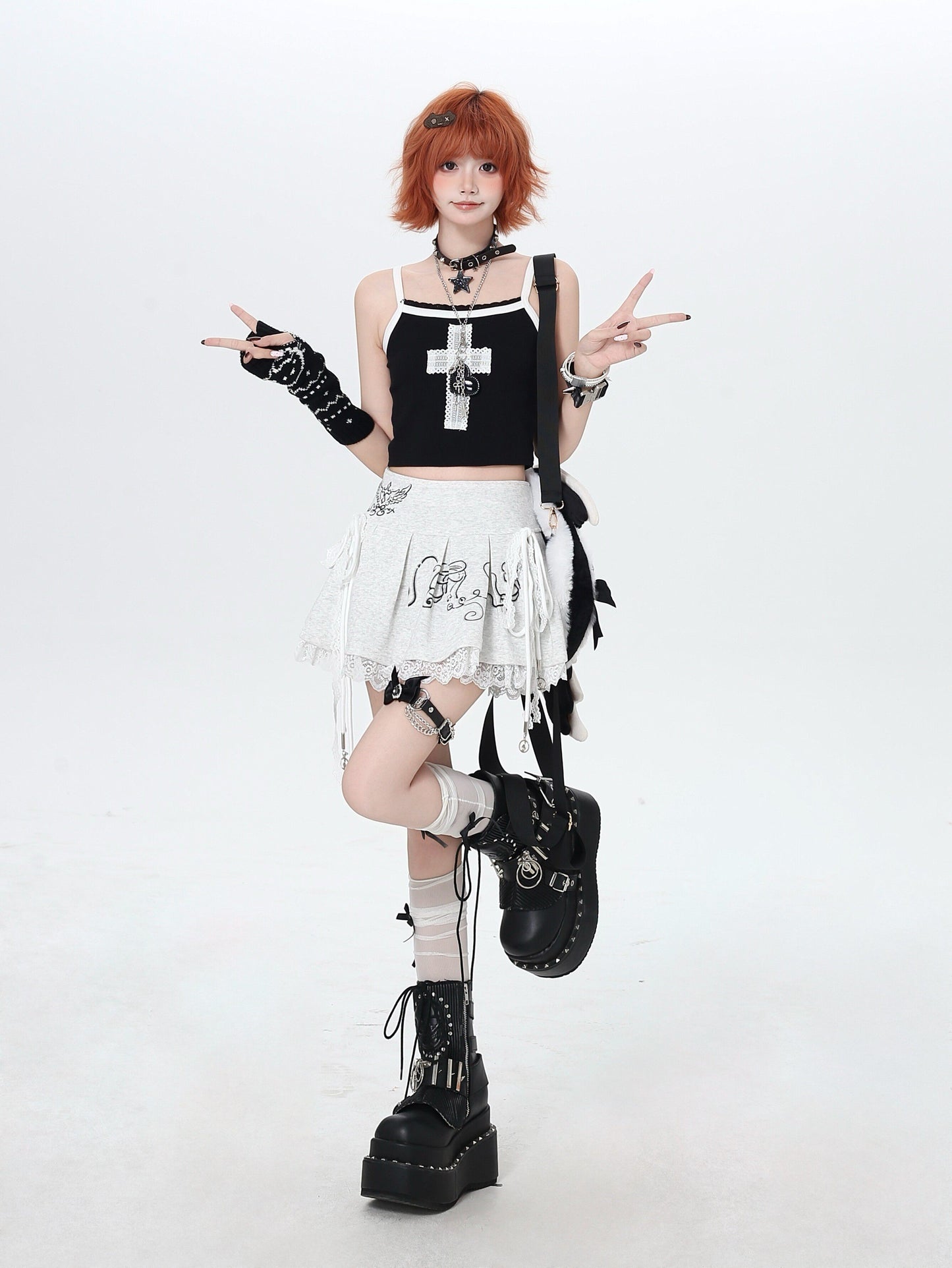 プリーツミニスカート｜Y2Kガーリー・ハイウエスト