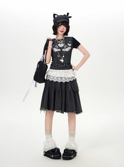 ドットフィットショートTシャツ