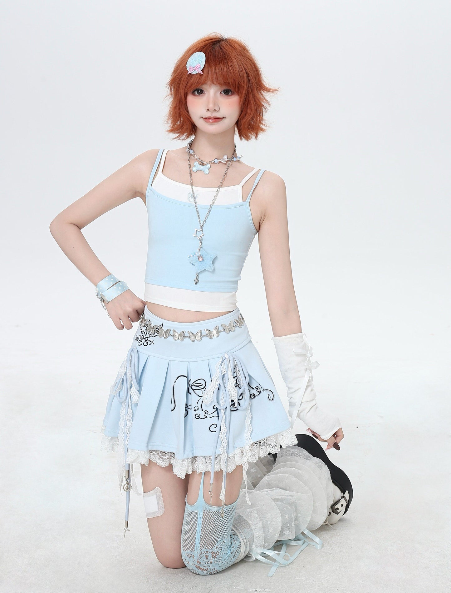 プリーツミニスカート｜Y2Kガーリー・ハイウエスト