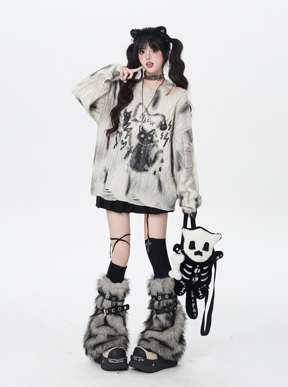 タイダイキャットアシメニット