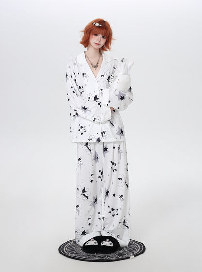 ルームウェアセット｜うさぎ柄・やわらか素材