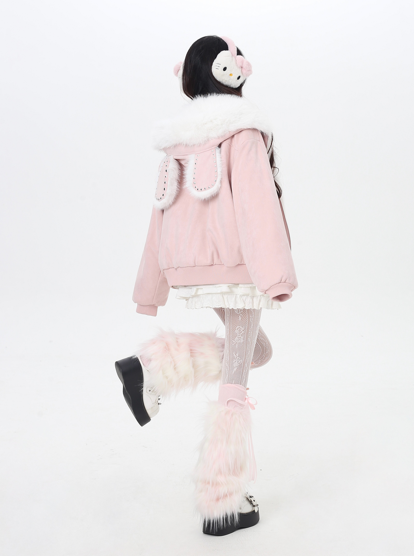 うさ耳ふわもこ♡ゆる可愛い中綿ジャケット