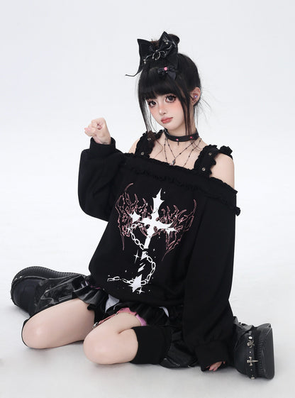 オフショル♡ゆったりスウェット