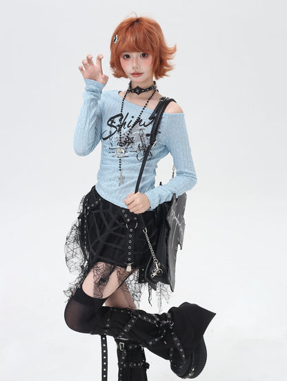 ベルトデザインワンショルフィットT