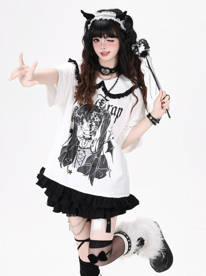 モノトーンビッグTシャツ