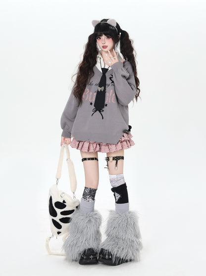 フェイクレイヤード スクール風ルーズニット｜サブカルカジュアル