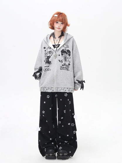 デビルウィング付き ルーズフーディ