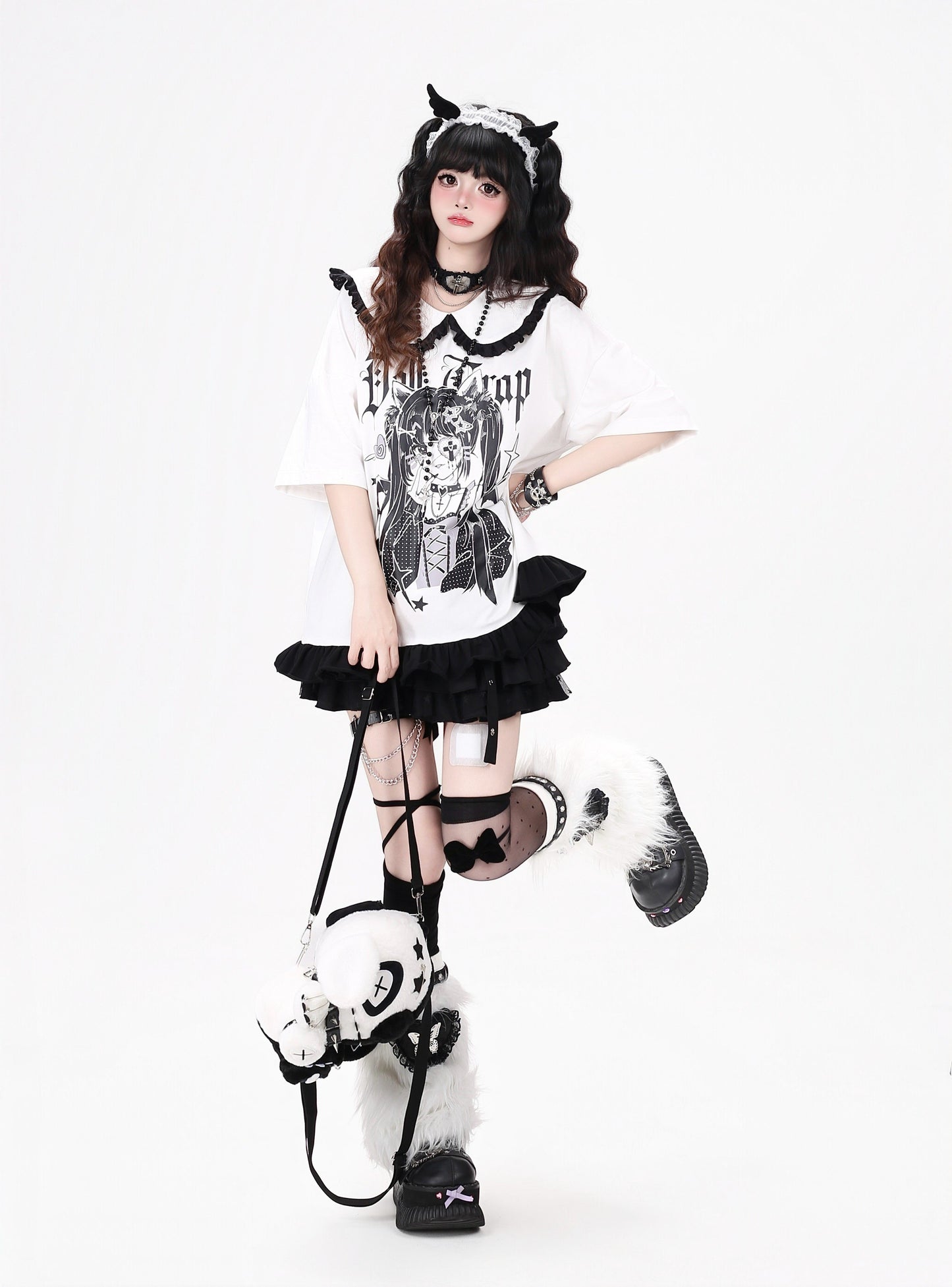 モノトーンビッグTシャツ