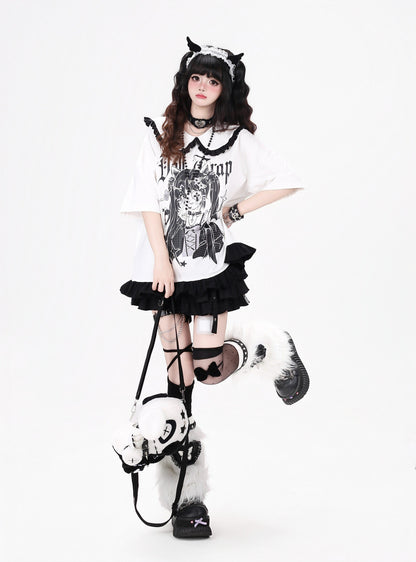 モノトーンビッグTシャツ
