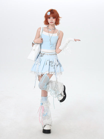 プリーツミニスカート｜Y2Kガーリー・ハイウエスト