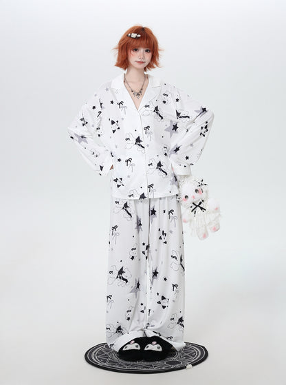 ルームウェアセット｜うさぎ柄・やわらか素材