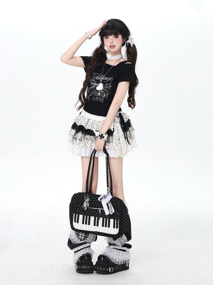 ドロストワンショルレイヤード風T