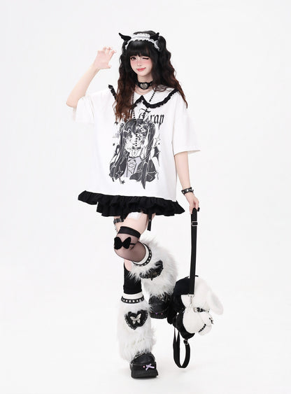 モノトーンビッグTシャツ