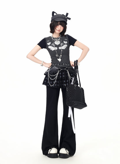 ドットフィットショートTシャツ