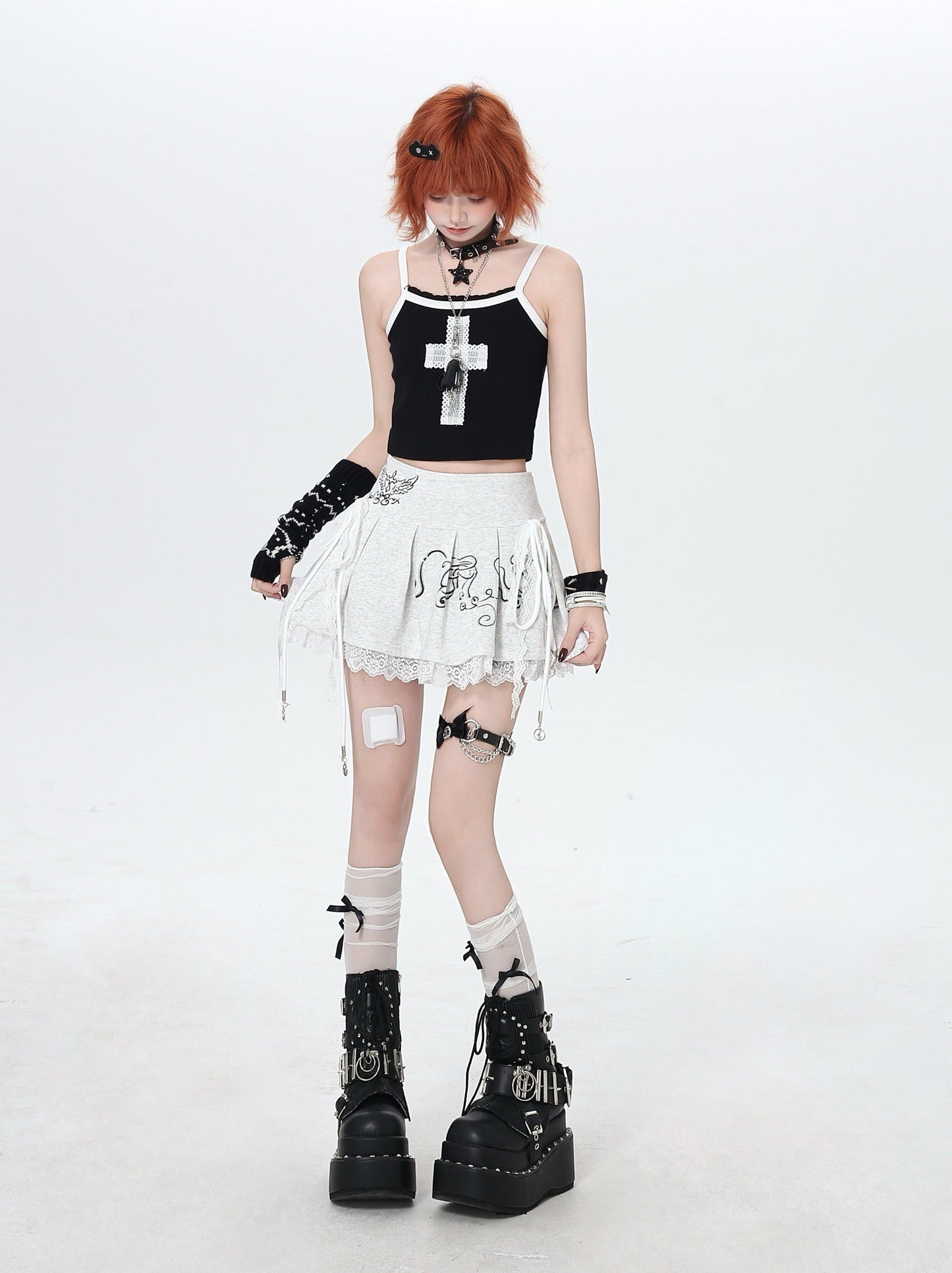 プリーツミニスカート｜Y2Kガーリー・ハイウエスト