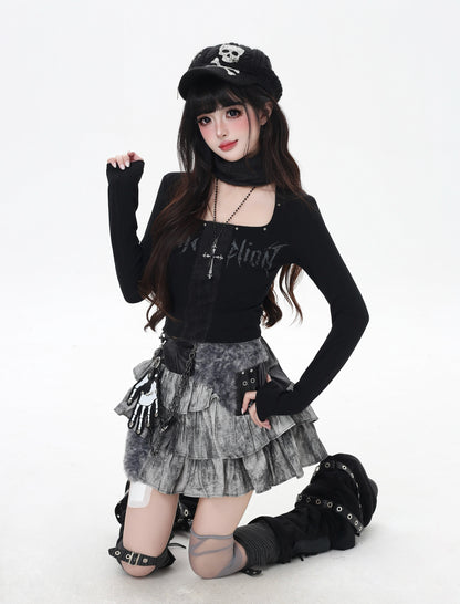 ゴシック長袖Tシャツ