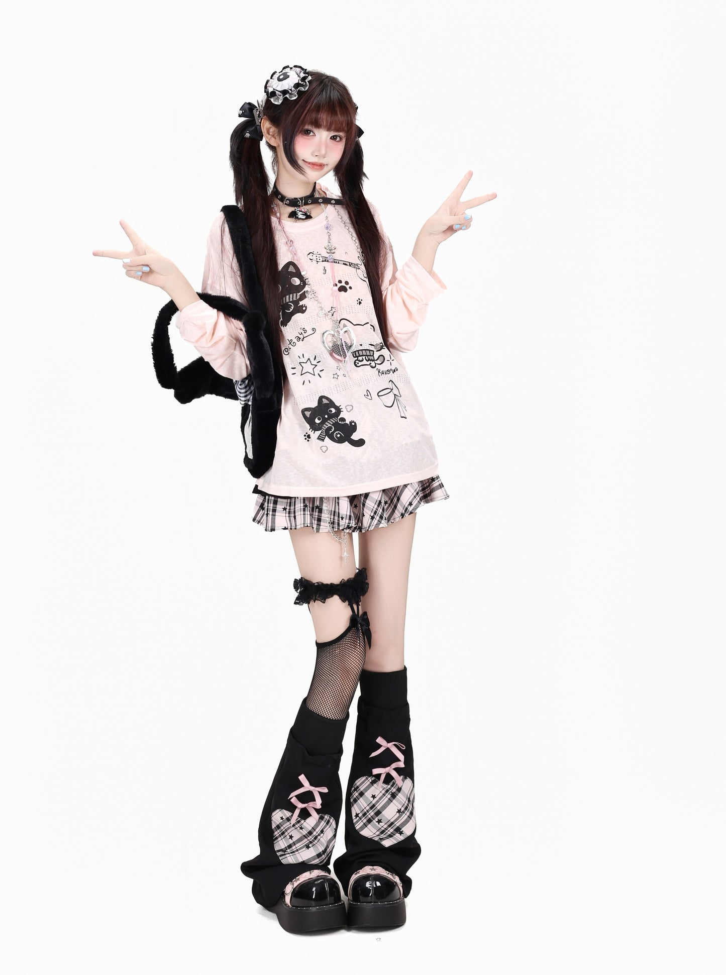 ねこギタープリントロンT