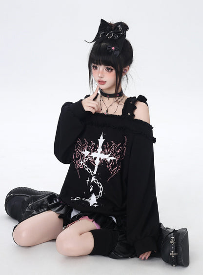 オフショル♡ゆったりスウェット