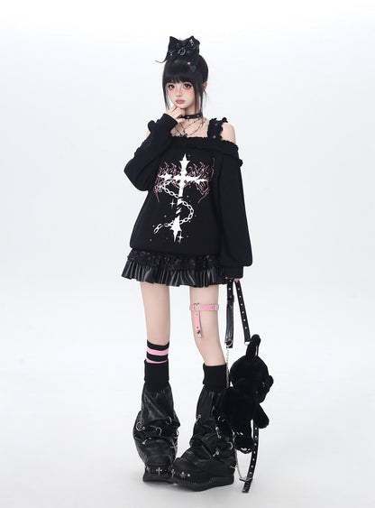 オフショル♡ゆったりスウェット