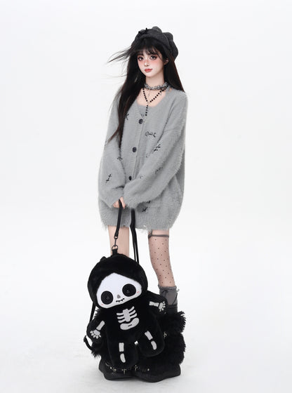 猫の手モチーフ♡ゆる甘ニットカーディガンセット