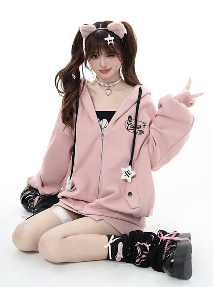 Star print loose fit set