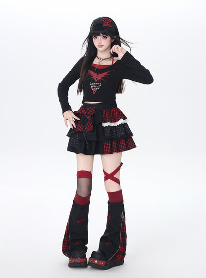 レイヤード風♡ホルターネックロンT