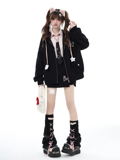 Star print loose fit set