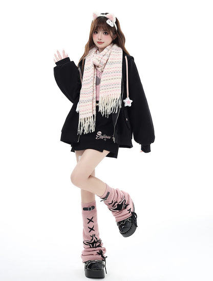Star print loose fit set