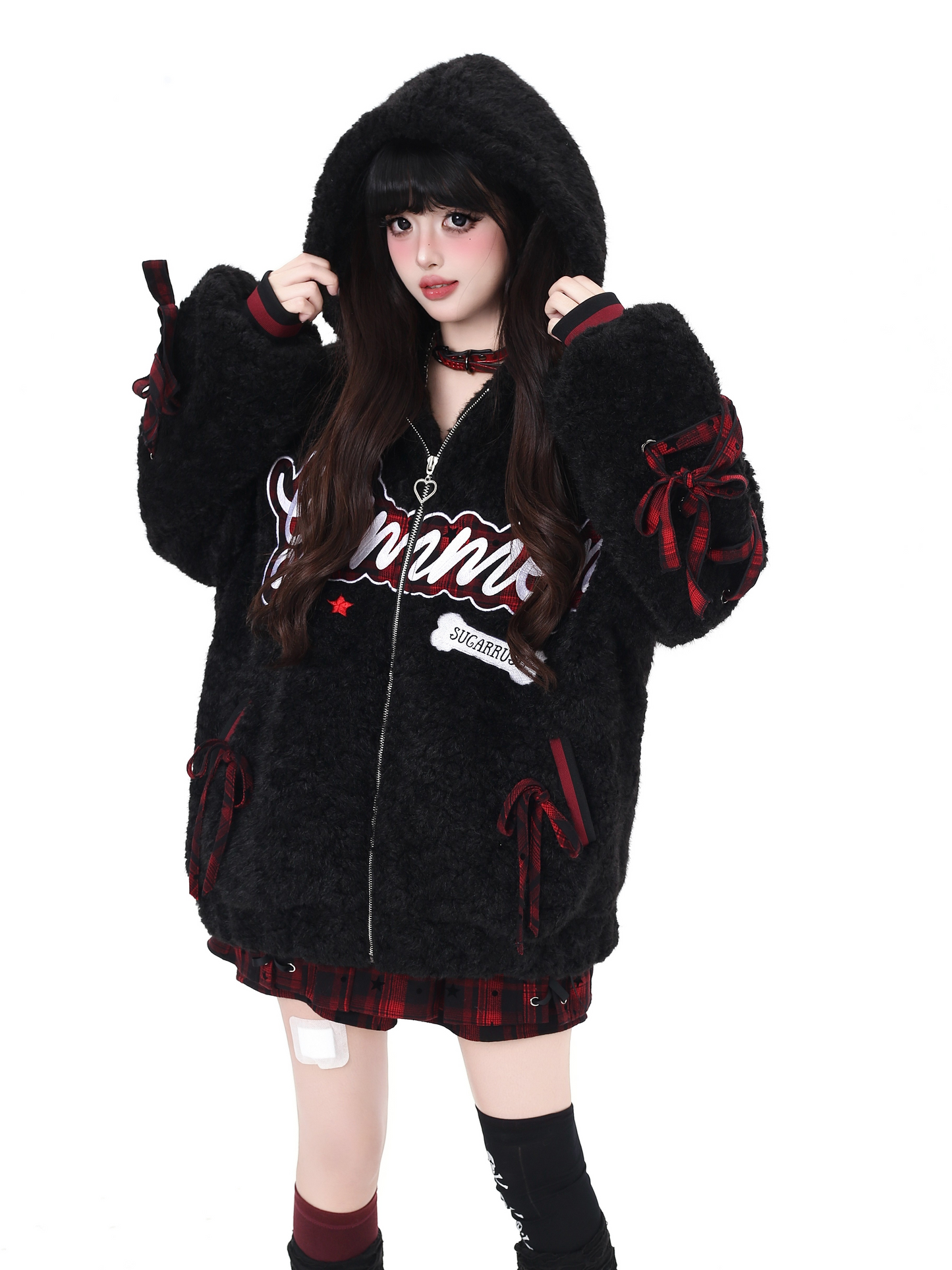 アルファベットリボンボアジャケット