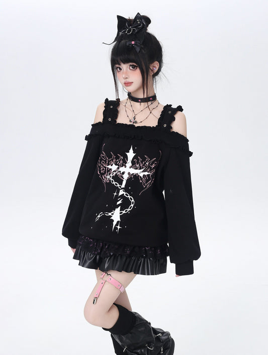 オフショル♡ゆったりスウェット