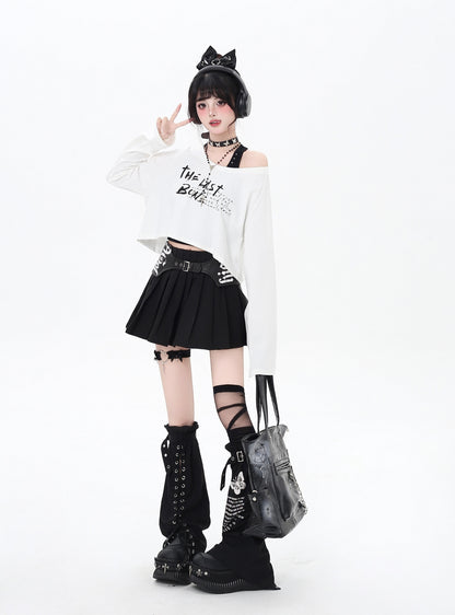 ベスト＆長袖Tセットゆるトップス秋