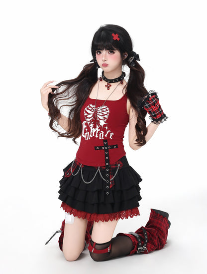 デザインタンクトップ｜Y2K甘辛