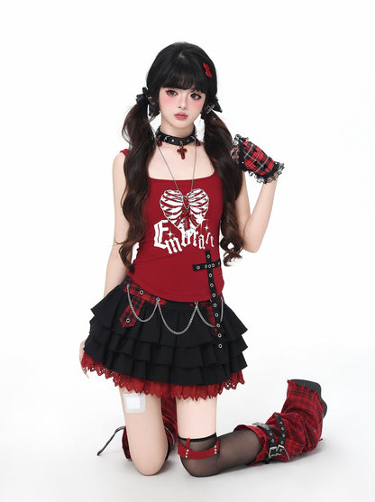 デザインタンクトップ｜Y2K甘辛