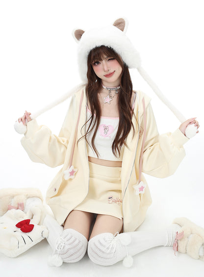 Star print loose fit set
