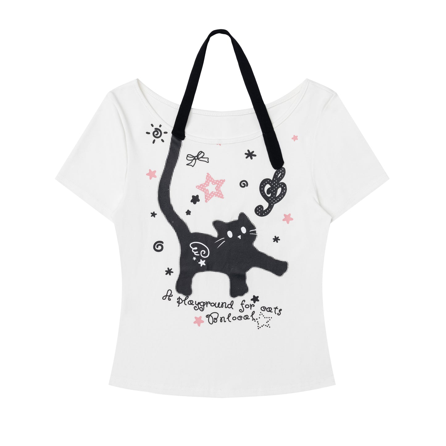 ねこホルターTシャツ