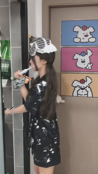 ルームウェアセット｜うさぎ柄・やわらか素材
