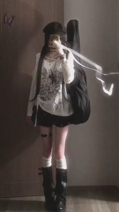 アシメオフショルロンT